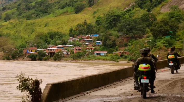 Puerto Valdivia (Antioquia), en inmediaciones de Hidroituango