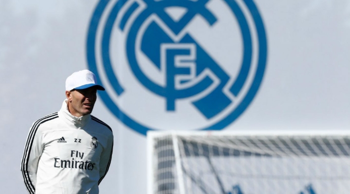 Zinedine Zidane regresó al Real Madrid Zinedine Zidane regresó al Real Madrid