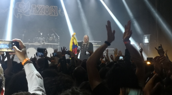Saxon en Bogotá
