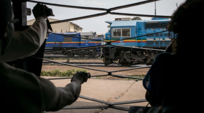 Tren de carga se descarriló en el Congo