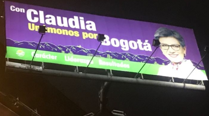 Vallas de Claudia López Vallas de Claudia López