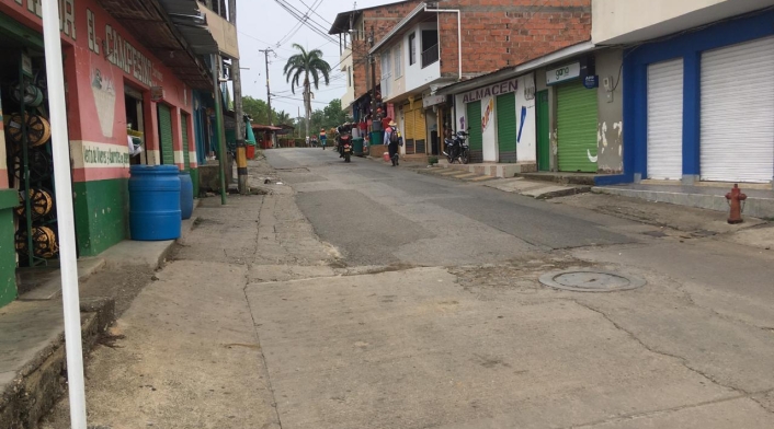 Población de Cáceres, en el Bajo Cauca antioqueño