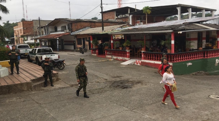 Población de Caucasia, en el Bajo Cauca antioqueño