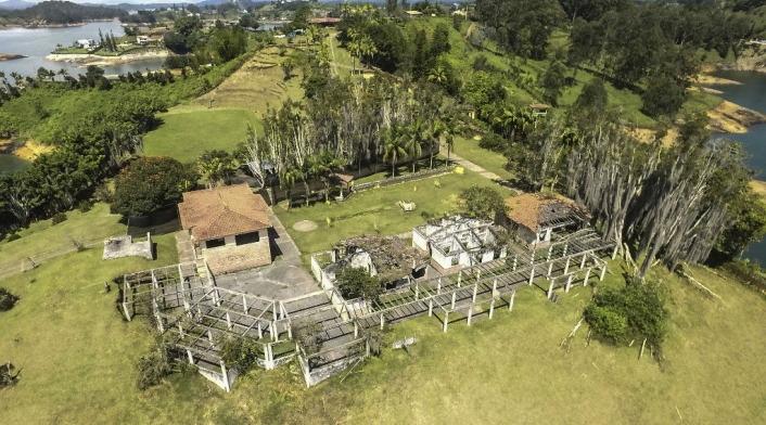 La Manuela, la finca de Pablo Escobar en El Peñol (Antioquia)