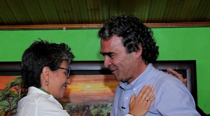 Claudia López y Sergio Fajardo Claudia López y Sergio Fajardo