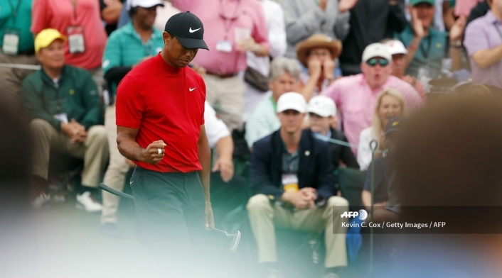 Catorce años pasaron para volver a ver a Tiger Woods ganando en Augusta