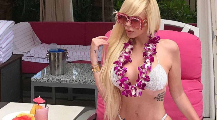 La modelo participó en una edición de la revista Playboy
