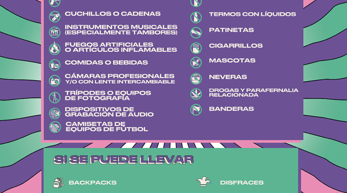 Reglas del Festival Estero Picnic