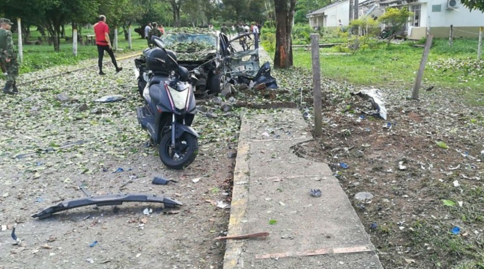 Atentado en cantón militar de Saravena