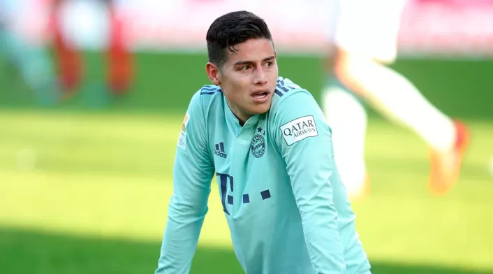 James Rodríguez, a la espera de conocer su futuro en el Bayern James Rodríguez, a la espera de conocer su futuro en el Bayern