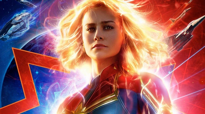 Brie Larson como la Capitana Marvel