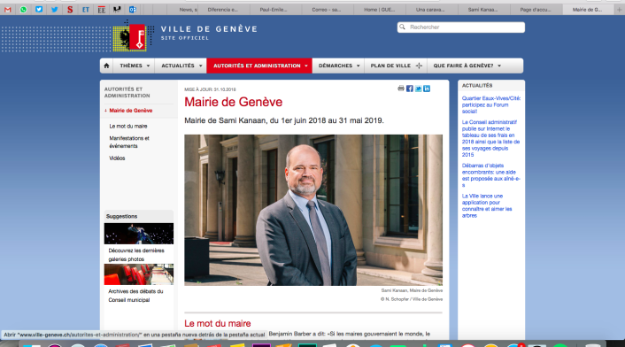 Alcalde de Ginebra, Sami Kanaan