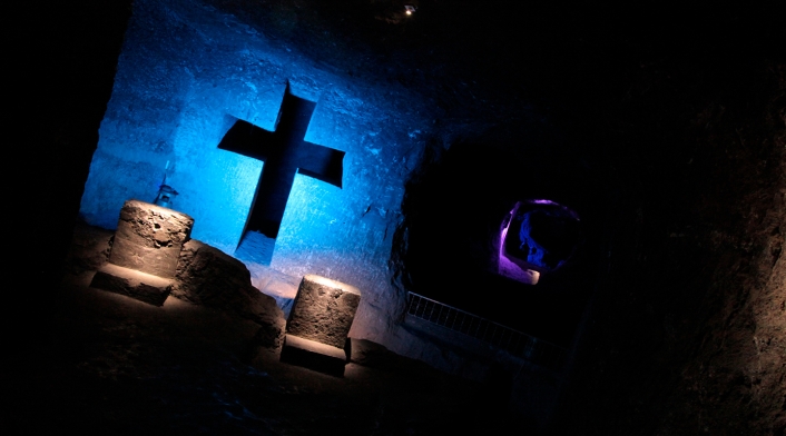 La Catedral de Sal de Zipaquirá, en Cundinamarca