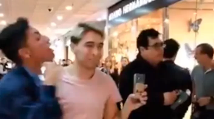 Esteban Miranda, ciudadano increpado en el norte de Bogotá