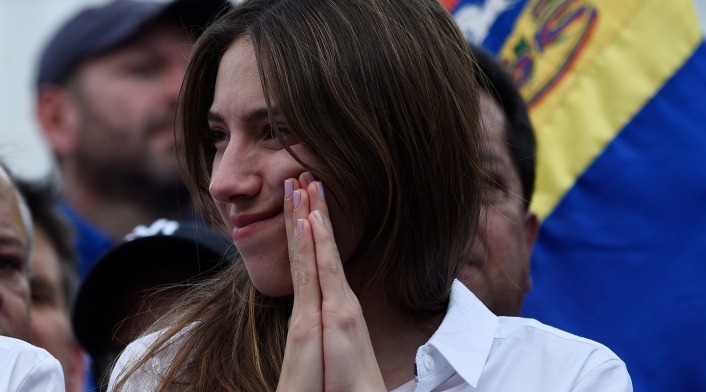 Fabiana Rosales, esposa de Juan Guaidó