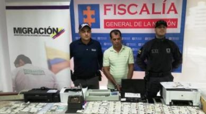 Capturado jefe de organización que falsificaba documentos a extranjeros