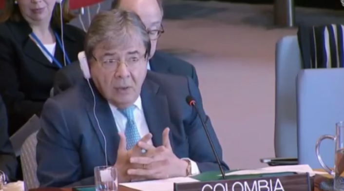 Canciller Carlos Holmes Trujillo García