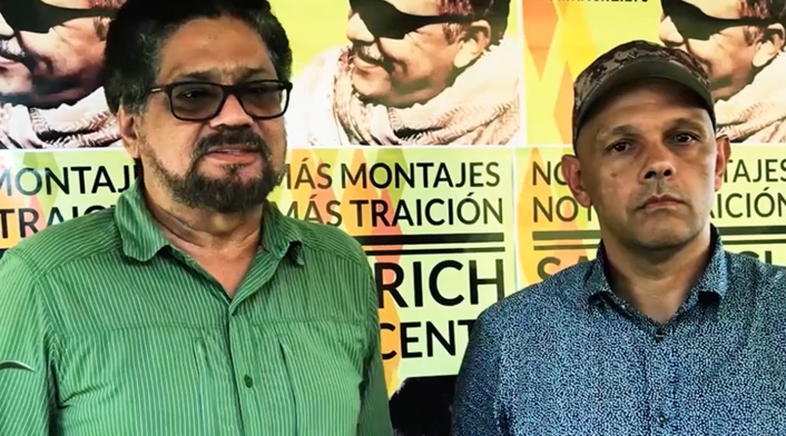 Iván Márquez y alias El Paisa, cuyo paradero es incierto