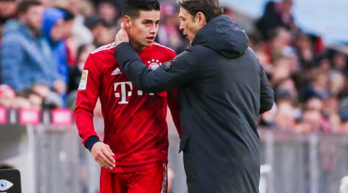 James Rodríguez y Niko Kovac