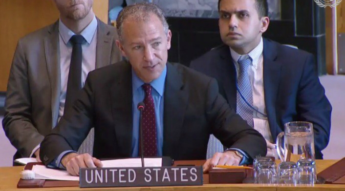 Jonathan Cohen, embajador norteamericano ante la ONU Jonathan Cohen, embajador norteamericano ante la ONU