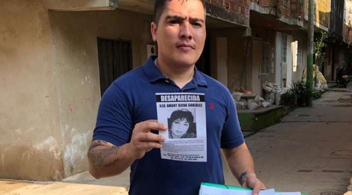 Él asegura que está ayudando en la búsqueda de Ilse Amory Ojeda.