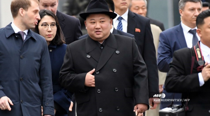 Kim Jong Un, previo a su viaje a Rusia