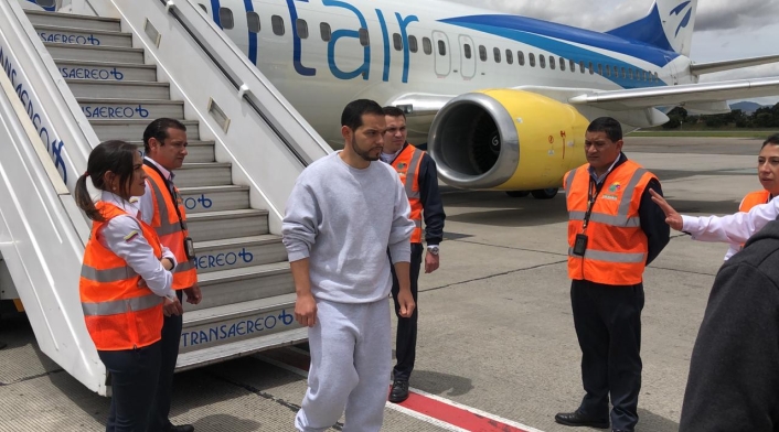 Leonardo Pinilla, deportado a Colombia desde Estados Unidos