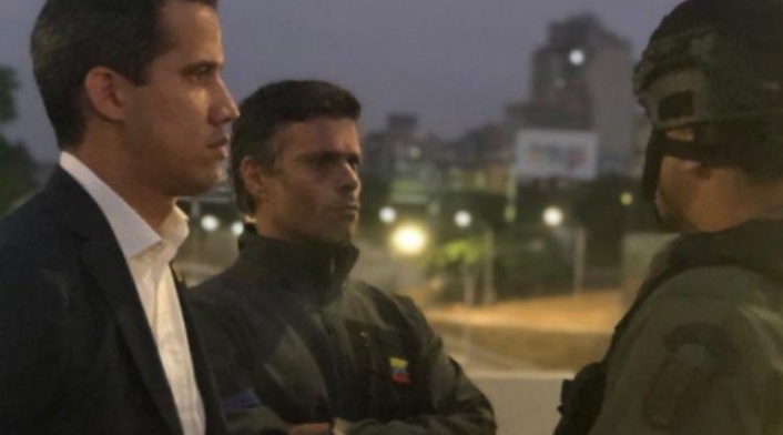 Guaidó y López