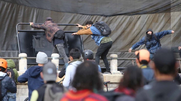 Manifestaciones en la Plaza de Bolívar 25 de abril de 2019
