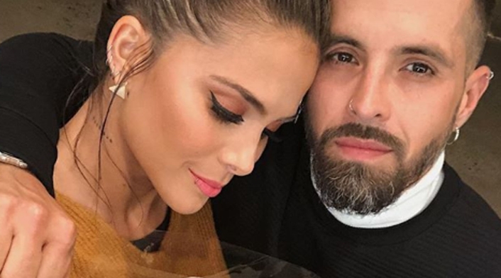 Greeicy Rendón y Mike Bahía. Los cantantes darán una pequeña presentación en el Teatro Jorge Eliecer Gaitán.