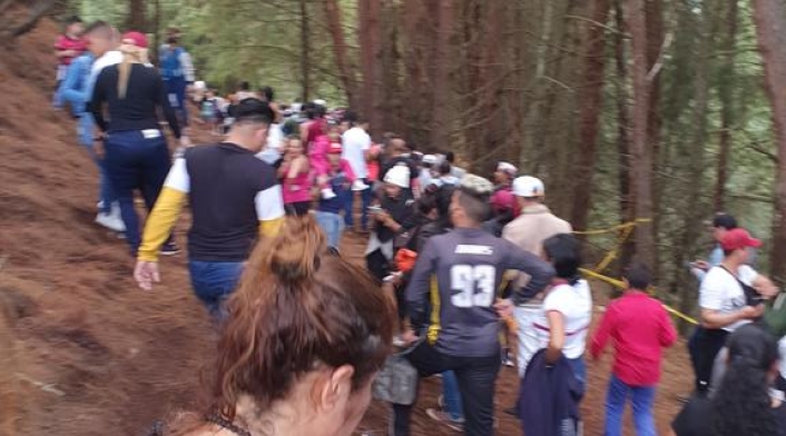 Sendero peatonal de Monserrate, Viernes Santo