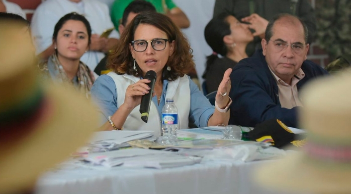 Nancy Patricia Gutiérrez, ministra del Interior