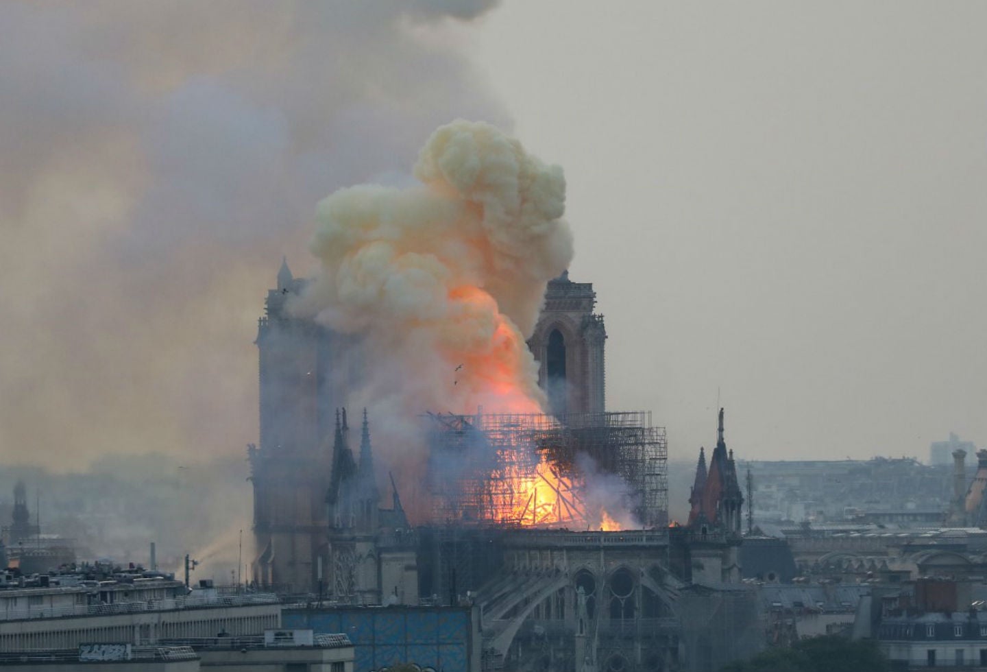 Incendio en Catedral Notre Dame