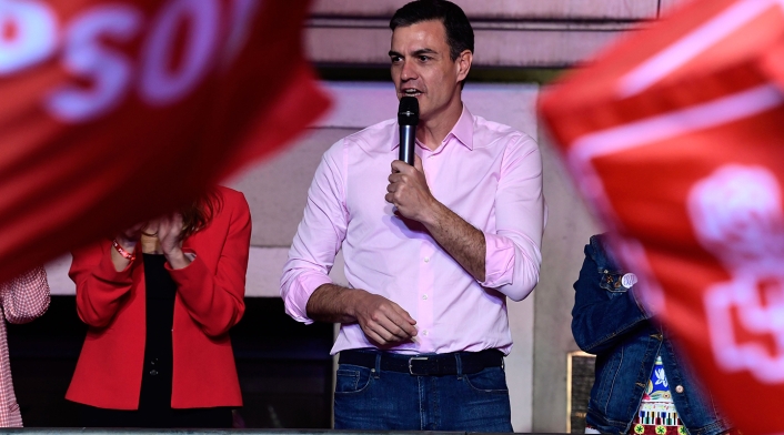 Pedro Sánchez, presidente del gobierno español