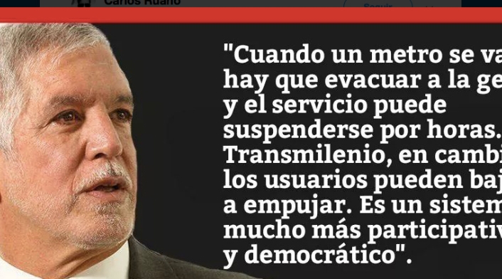 La falsa imagen de la declaración de Peñalosa La falsa imagen de la declaración de Peñalosa