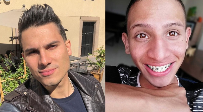 El youtuber publicó un coqueto mensaje en una fotografía del cantante