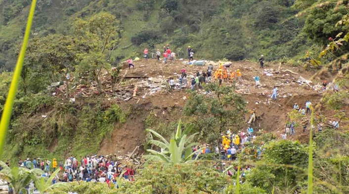 Derrumbe en Rosas, Cauca
