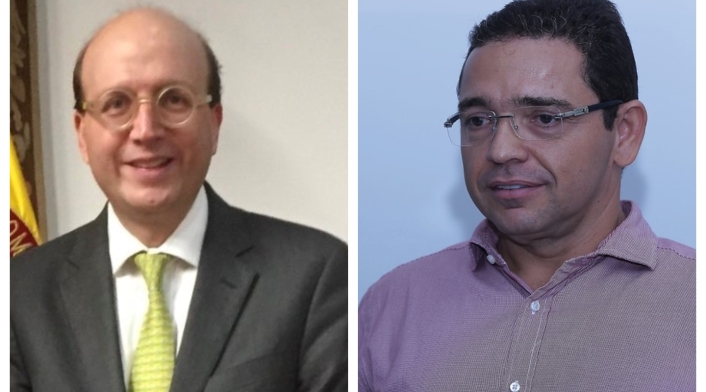 Andrés Rugeles, secretario de Transparencia y el alcalde Rafael Martínez Andrés Rugeles, secretario de Transparencia y el alcalde Rafael Martínez
