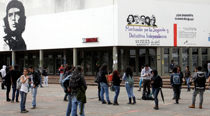 La Universidad Nacional, en Bogotá