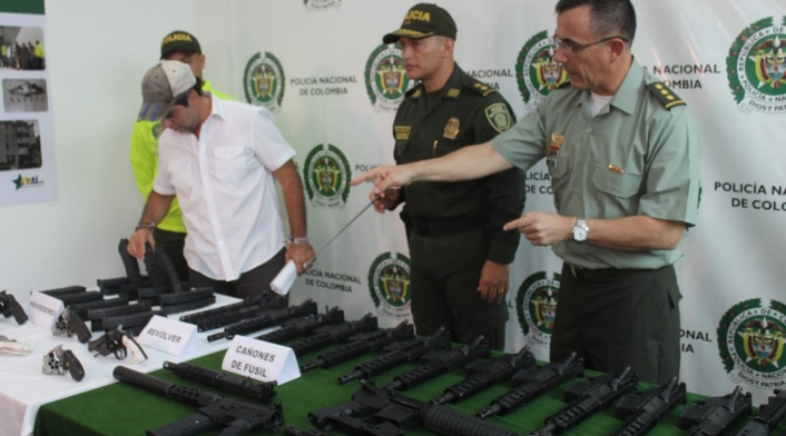 incautación armas