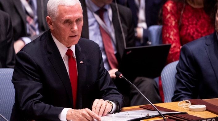 Mike Pence en Consejo de Seguridad de la ONU