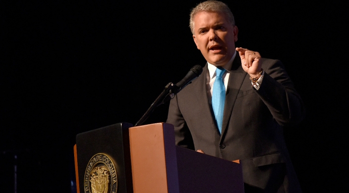 Presidente Iván Duque en Bogotá Presidente Iván Duque en Bogotá