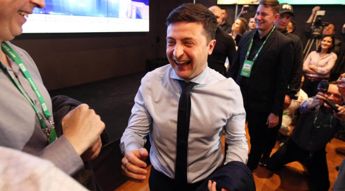 Volodimir Zelenski, nuevo presidente de Ucrania