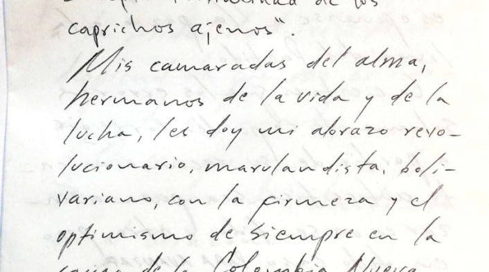 Carta Jesús Santrich