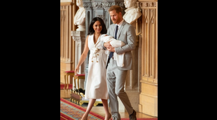 Meghan Markle y el príncipe Harry presentan a su primer hijo