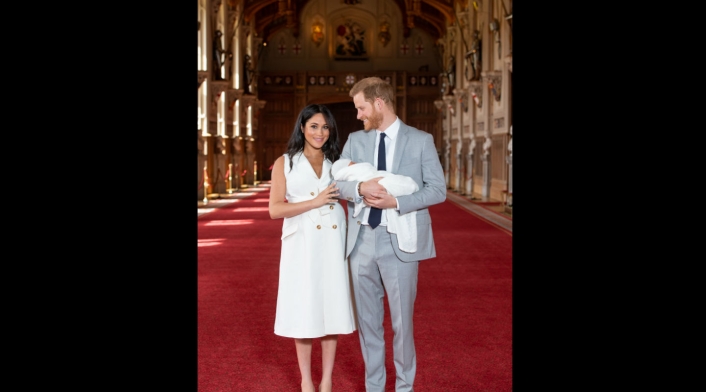 Meghan Markle y el príncipe Harry presentan a su primer hijo