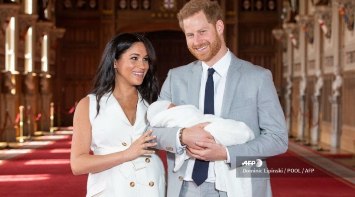 Meghan Markle y el príncipe Harry presentan a su primer hijo