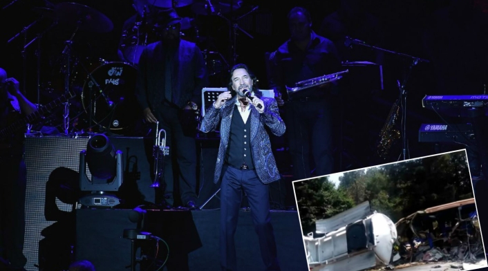 Accidente de bus de staff de Marco Antonio Solis