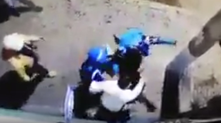 Ataque de hinchas de Millonarios