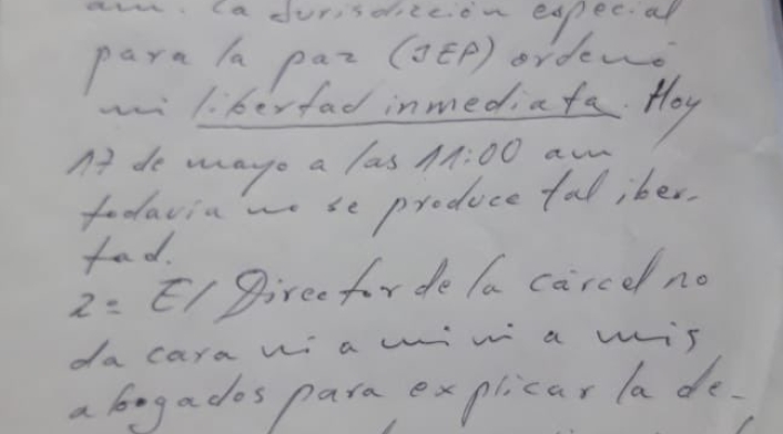 Carta Santrich Carta Santrich